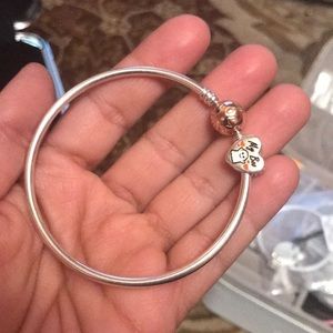 Pandora bracelet and a Halloween charm